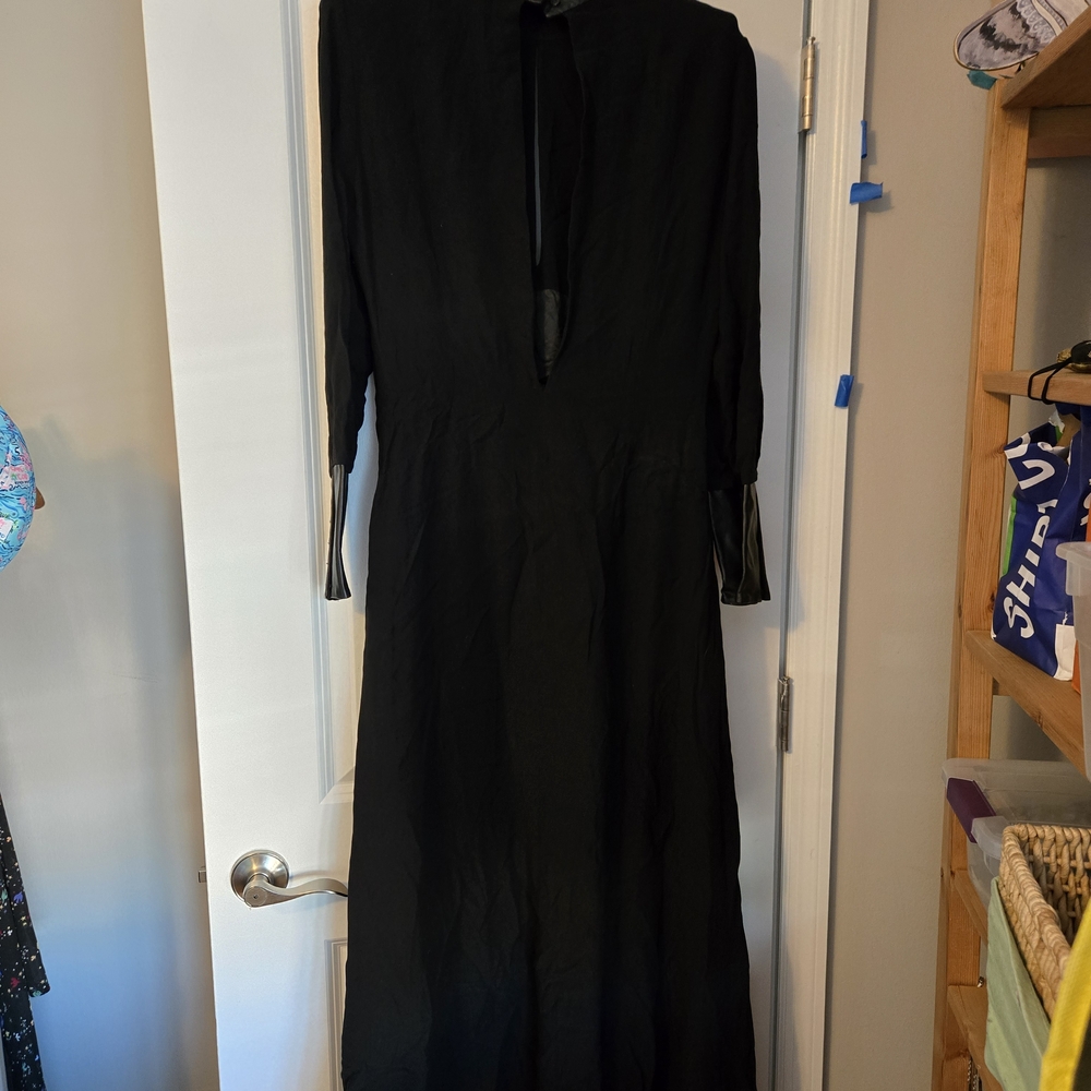 Elegant Black Long Sleeve Dress Chtys Monticarlo